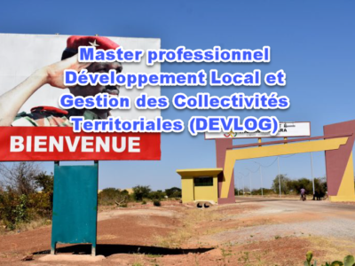 Master professionnel Développement Local et Gestion des Collectivités Territoriales (DEVLOG)